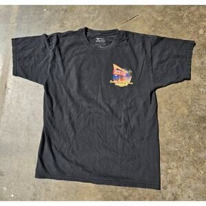 In N Out Burger Shirt Size L Mens Race To The Place Tee T-shirt Black Large
